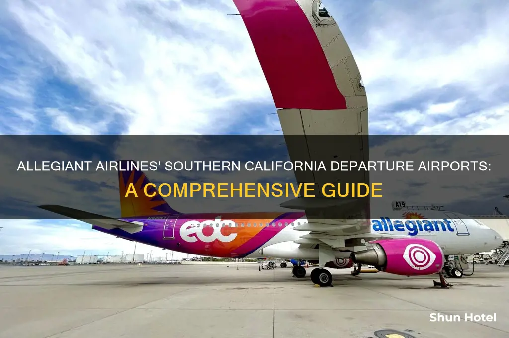 what us airports does aligent fly out of so cal