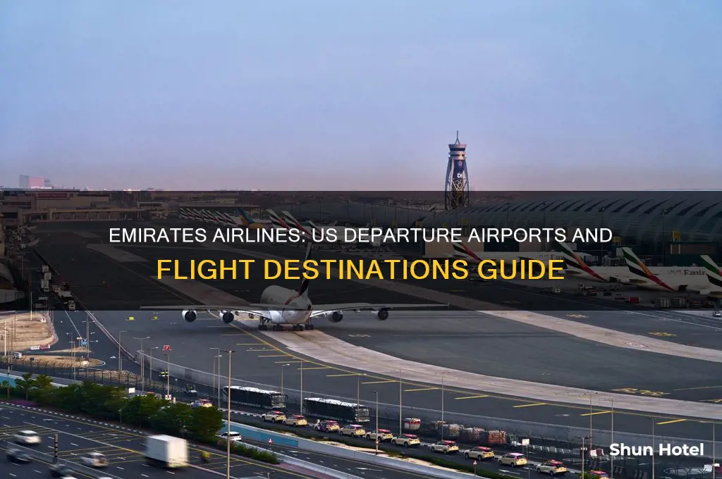what us airports does emirates fly out of