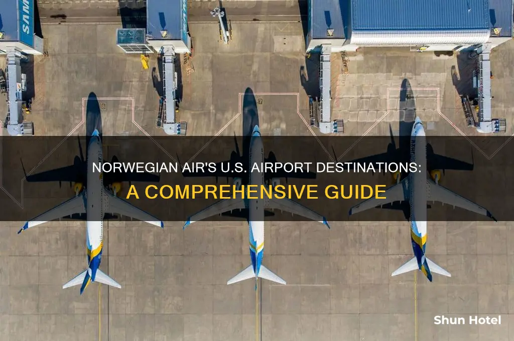 what us airports does norwegian air fly from