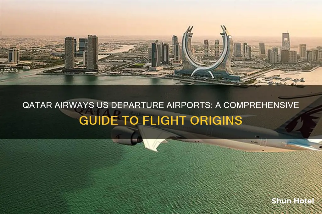 what us airports does qatar fly out of