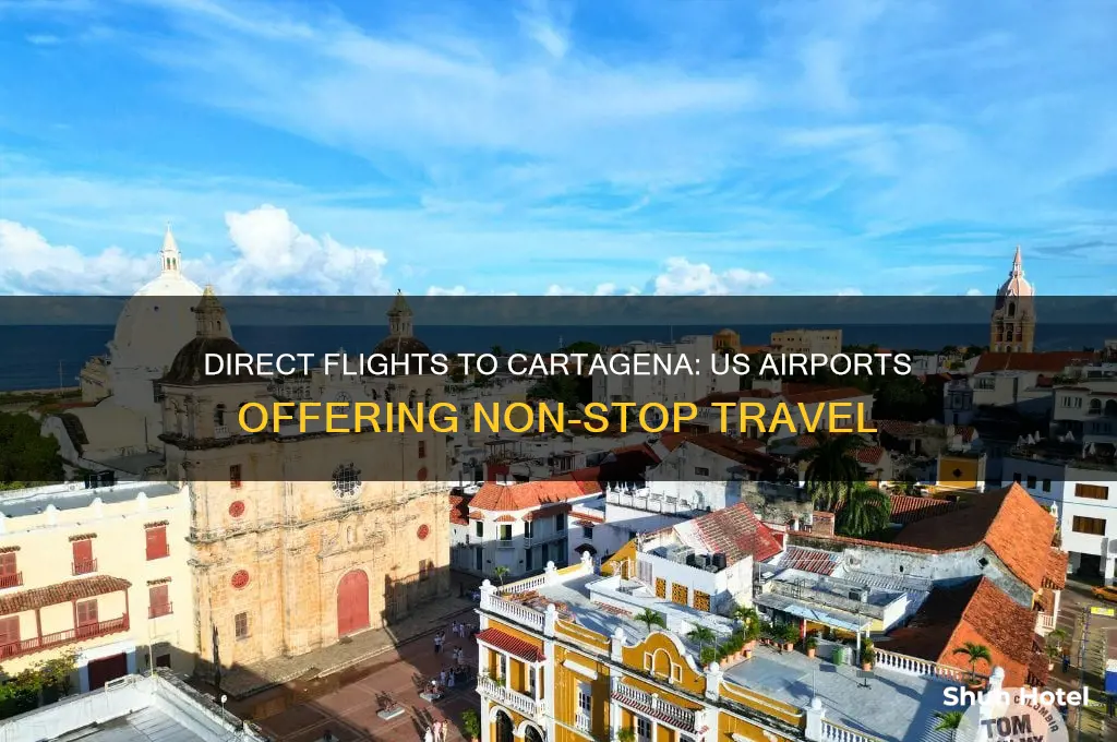 what us airports fly direct to cartagena
