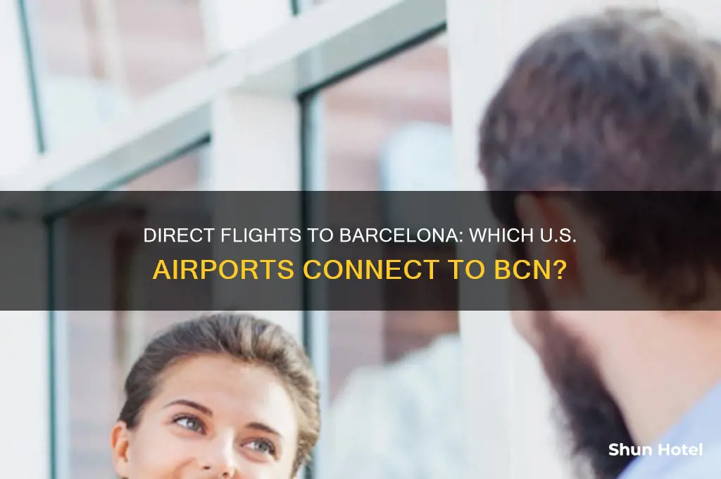 what us airports fly to bcn