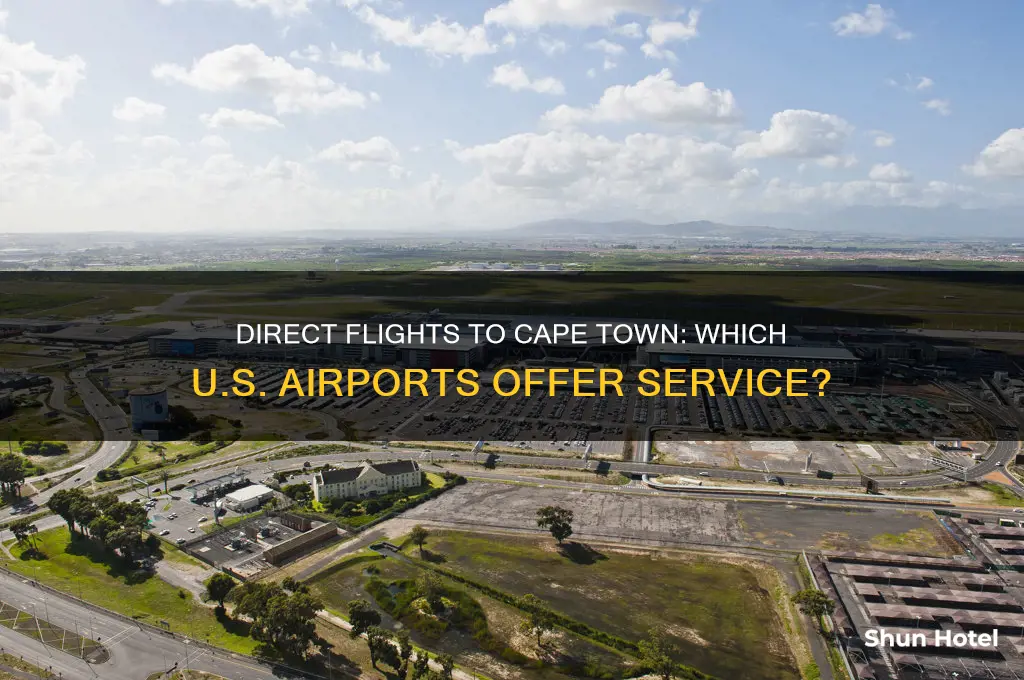 what us airports fly to cape town