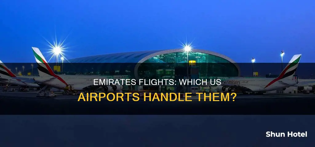 what us airports handle emirates flights