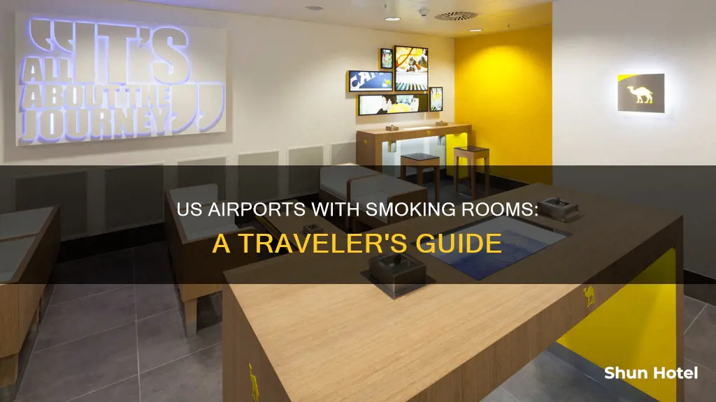 what us airports have smoking rooms