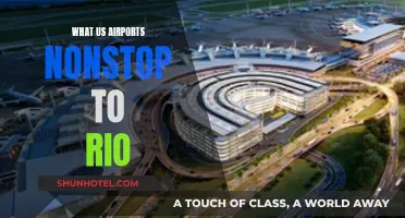 US Airports with Nonstop Flights to Rio