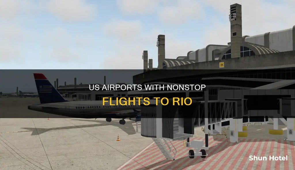 what us airports nonstop to rio