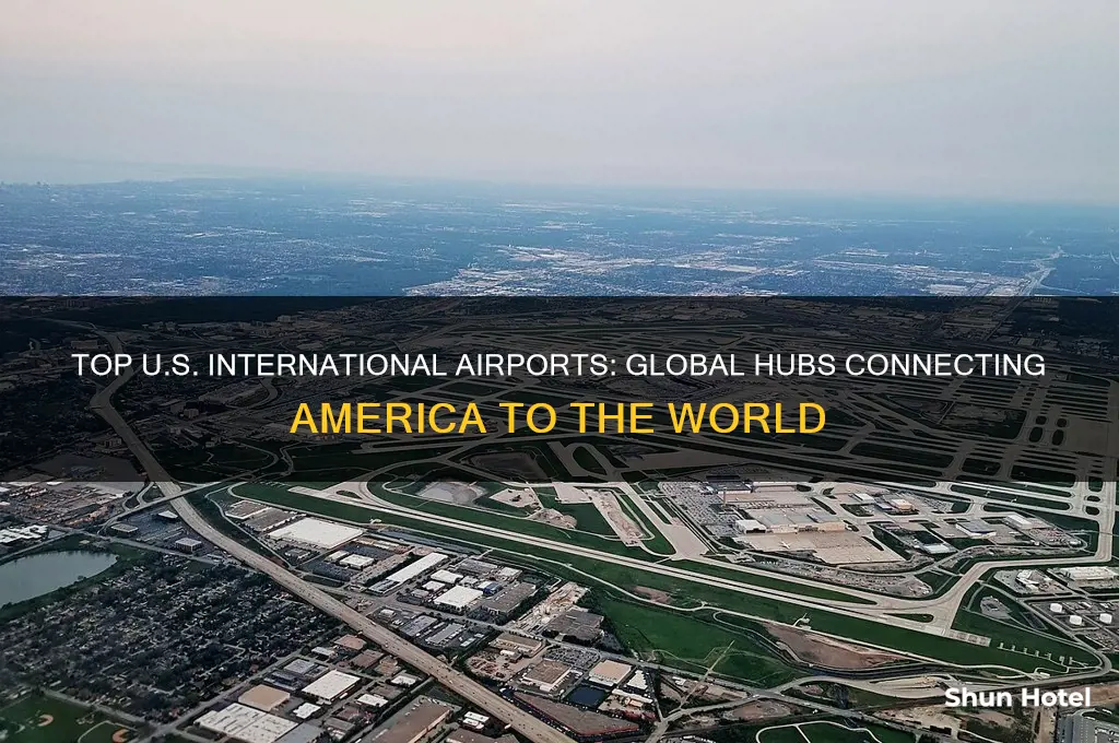 what usa airports are international hubs