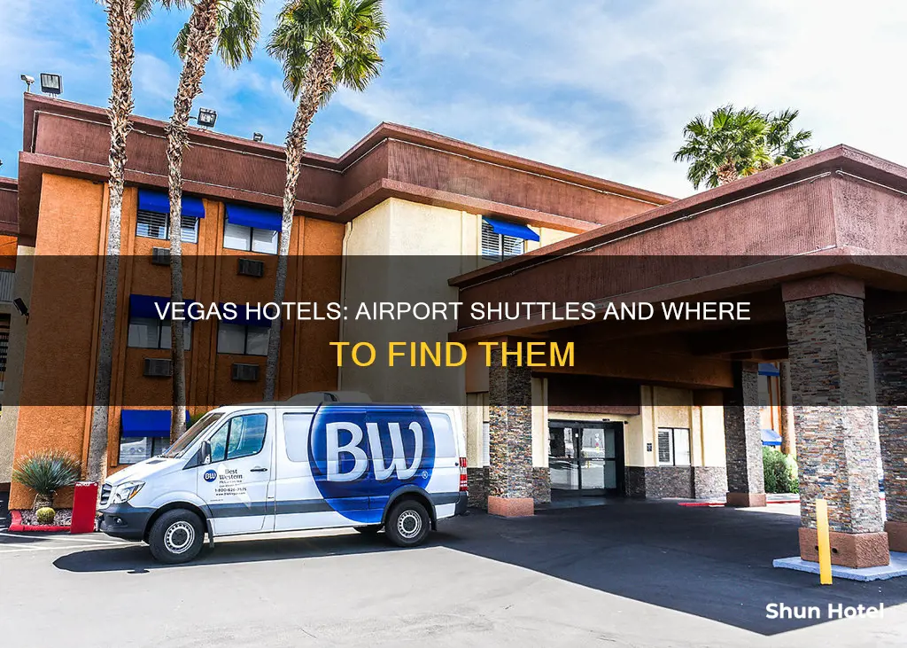 what vegas hotels have airport shuttles