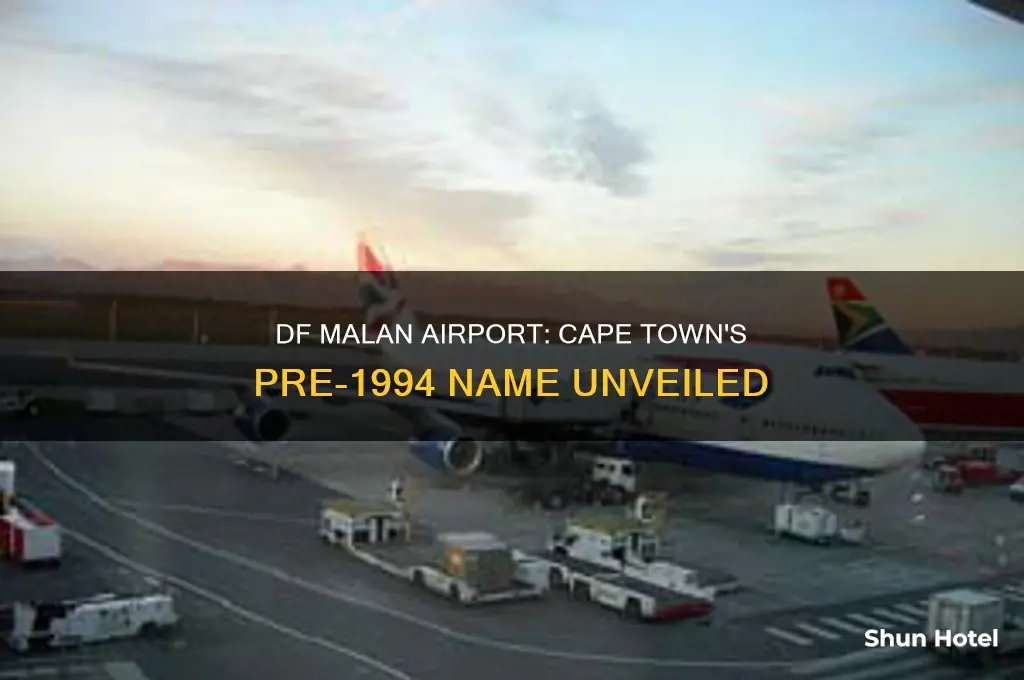 what was cape town international airport called before 1994