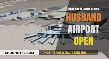 When Did Rick Husband Amarillo International Airport Officially Open?