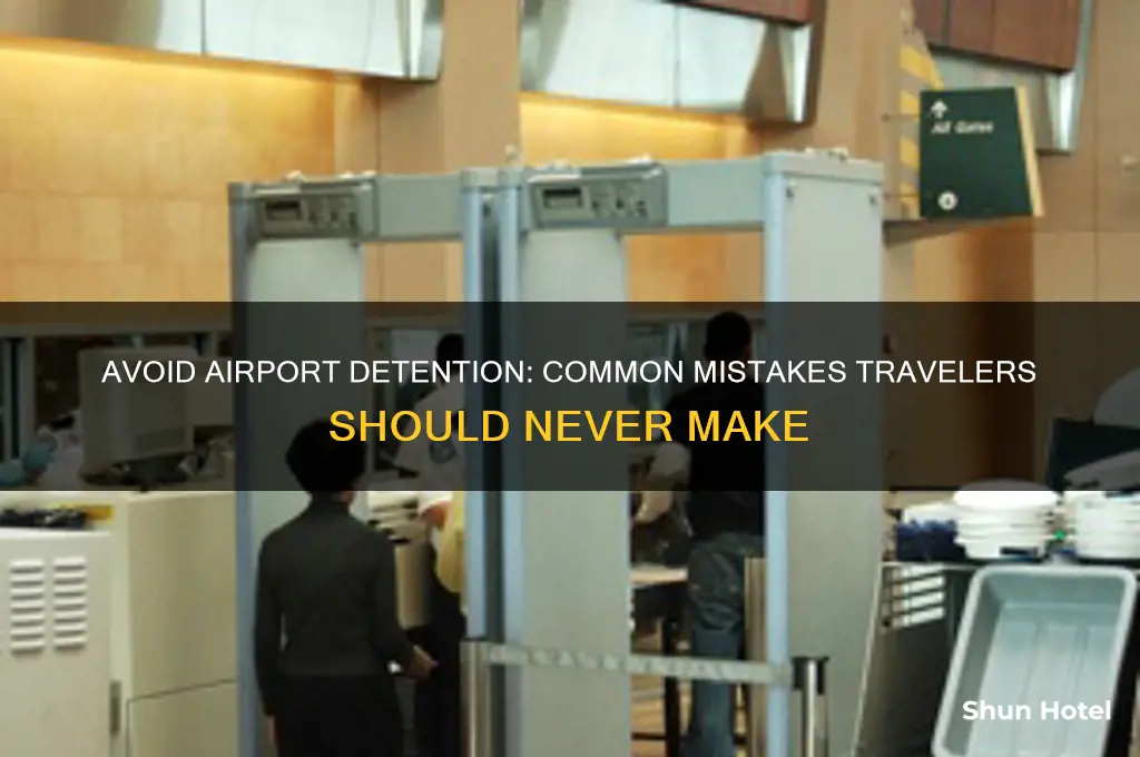 what will get you detained at the airport