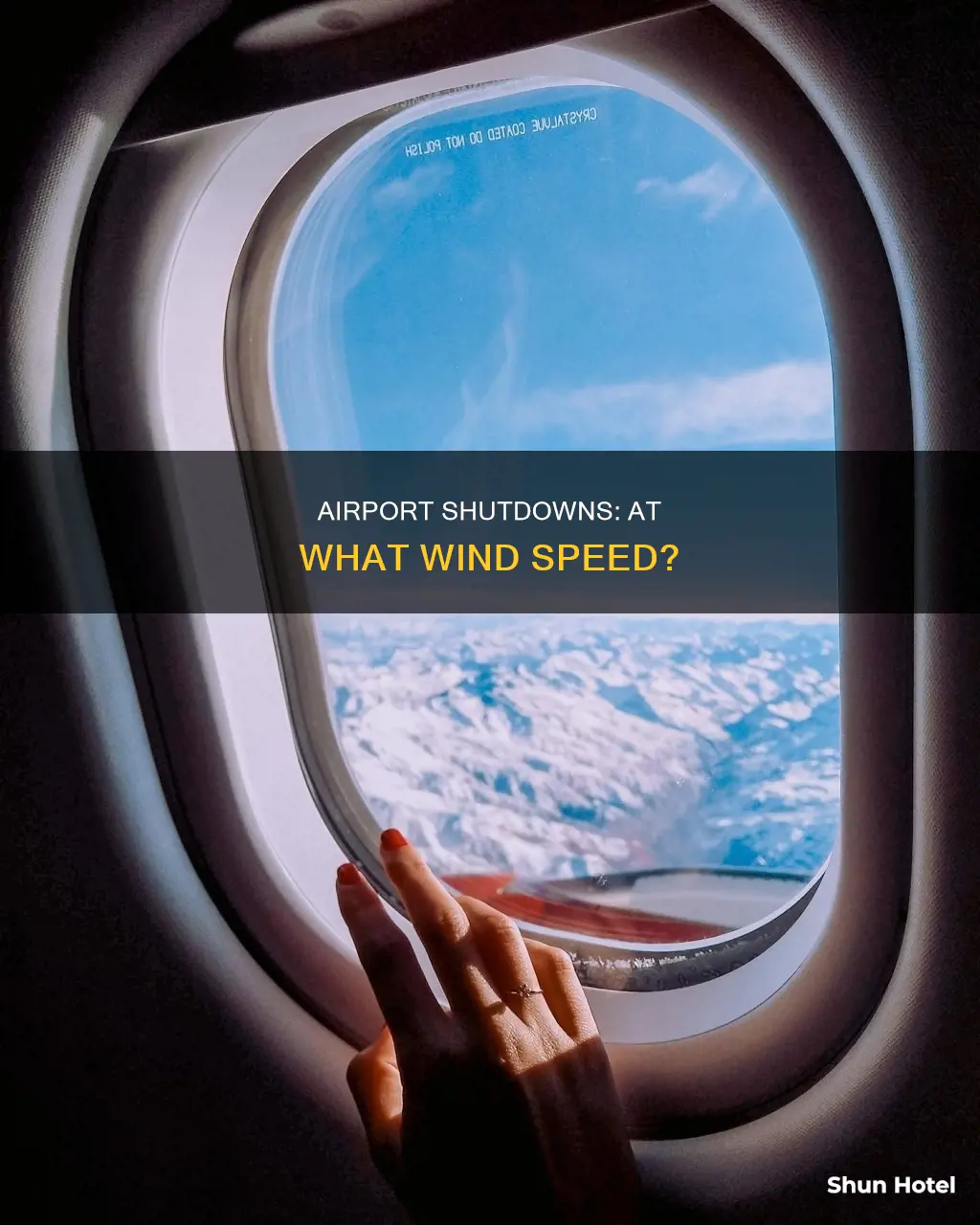what wind speed will lose airport