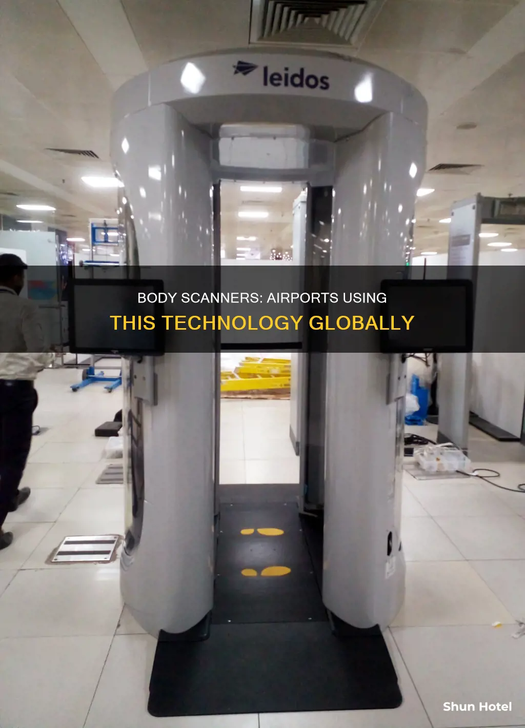 what worodwide airports use body scanners