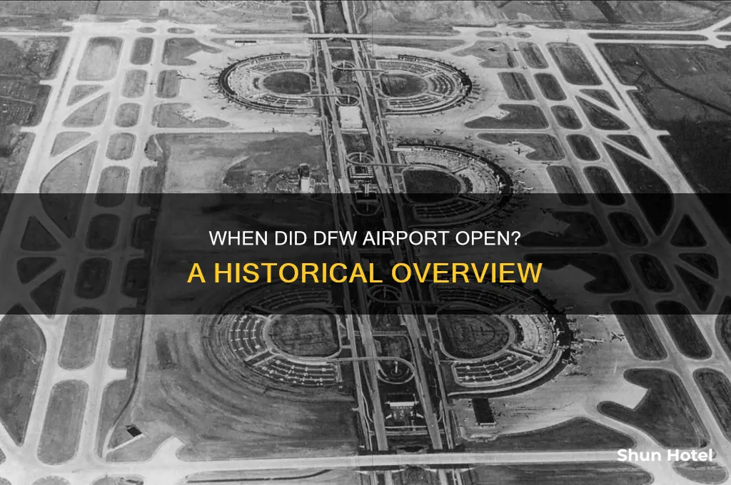 what year did dfw airport open