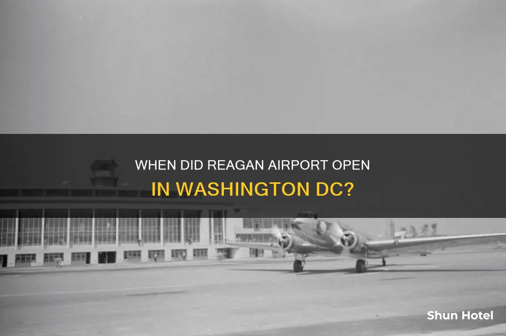 what year did reagan airport open in washington dc