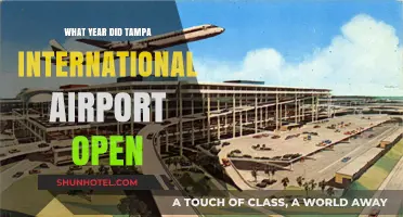 Tampa International Airport's Opening Year: A Historical Overview
