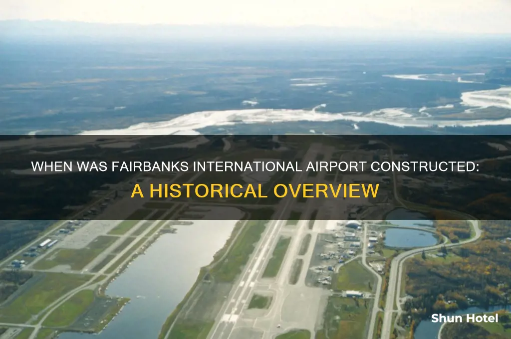 what year was fairbanks international airport built
