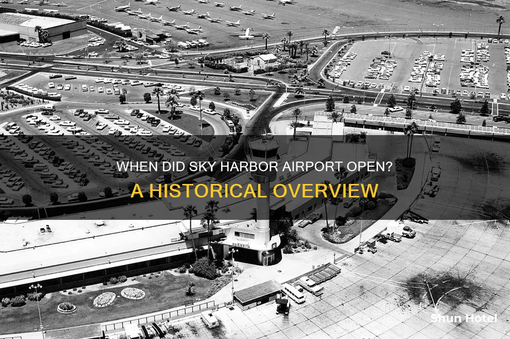 what year was sky harbor airport open