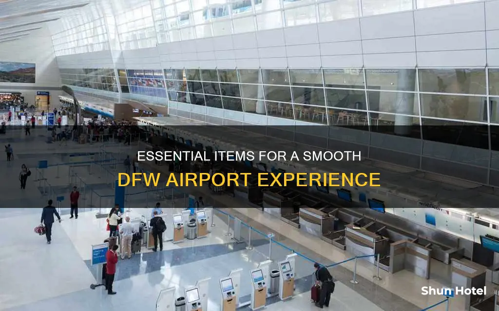 what you need at dfw airport