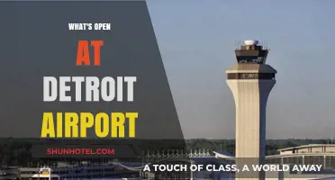 Detroit Airport Guide: Shops, Restaurants, and Services Currently Open