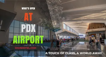 Discover PDX Airport: Shops, Restaurants, and Services Currently Open