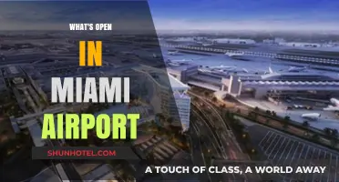 Miami Airport Essentials: Shops, Restaurants, and Services Currently Open