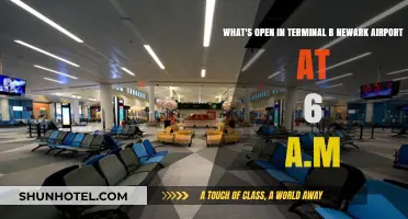 Early Morning Terminal B Newark Airport: 6 AM Open Amenities Guide