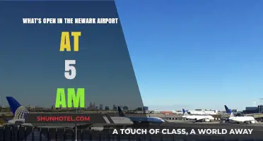 Early Morning Guide: Newark Airport's 5 AM Open Amenities & Services