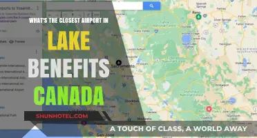 Closest Airport to Lake Benefits, Canada?