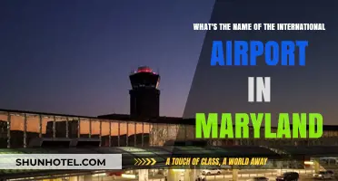 Discovering Maryland's International Airport: Name and Location Revealed