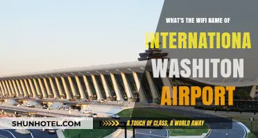 What's the WiFi Name at Washington Dulles International Airport?