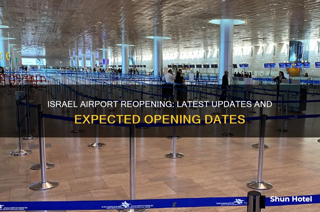 when airport will open in israel