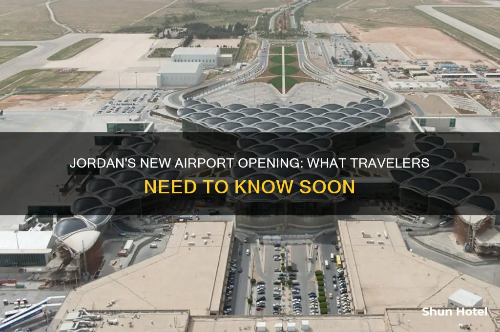 when airport will open in jordan