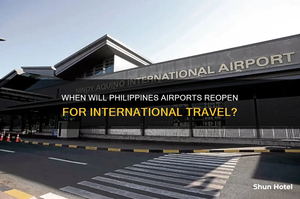 when airport will open in philippines