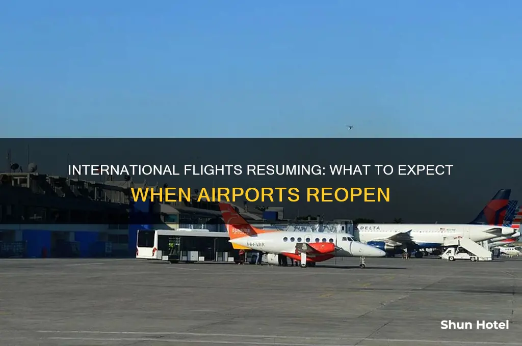 when airports reopen for international flights