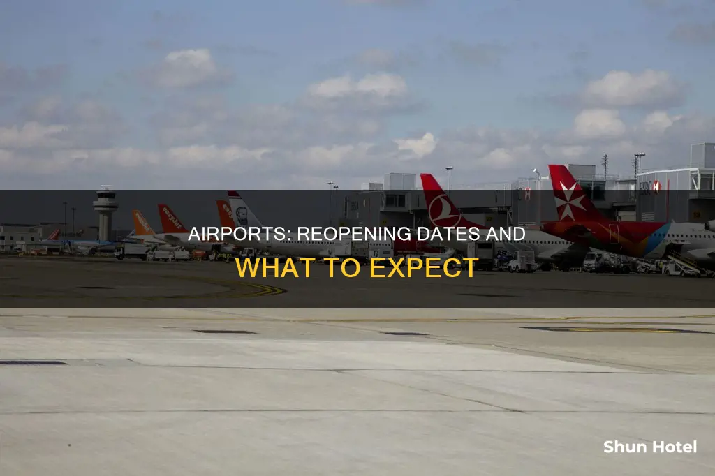 when are airports expected to reopen