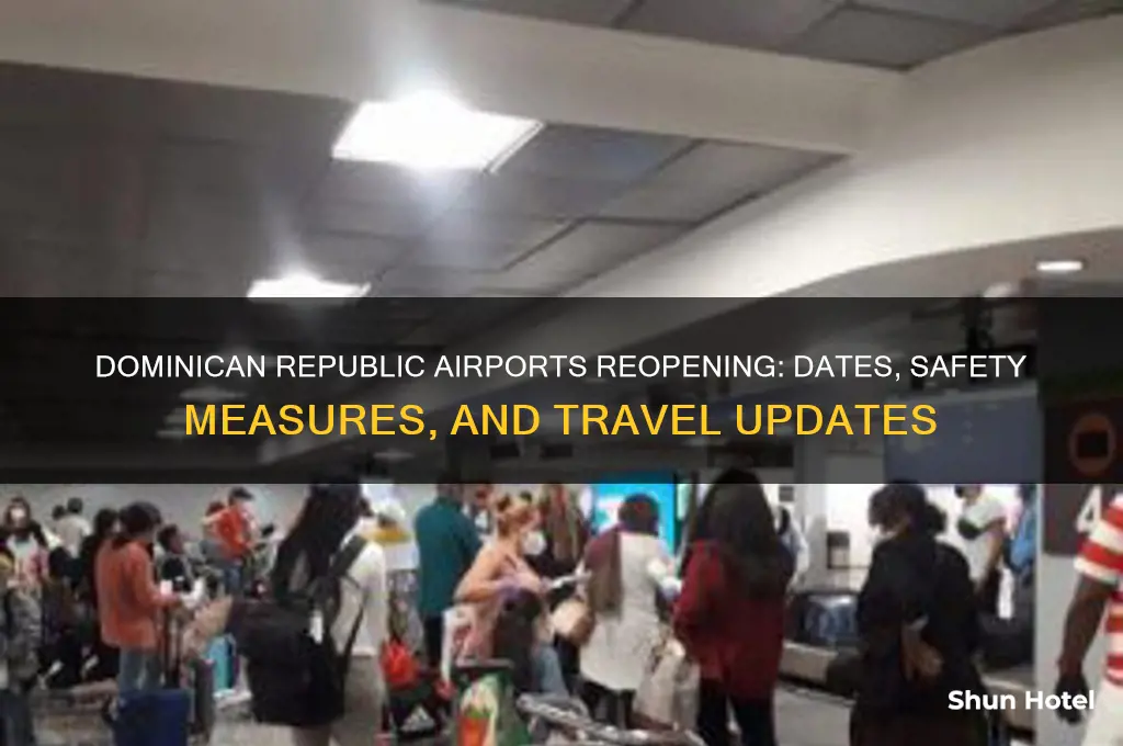 when are airports opening in dominican republic