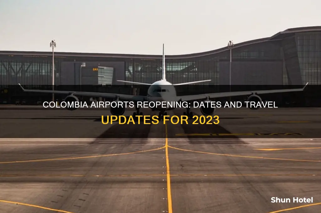 when are colombia airports opening