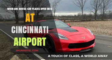 Cincinnati Airport Rental Car Hours: When Do They Close?