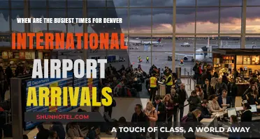 Denver Airport Arrivals: Peak Times and Travel Tips for Smooth Journeys