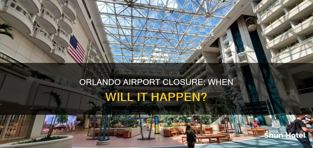 when are they closing orlando airport