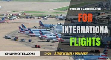 US Airports' International Flight Schedules: When Are They Open?