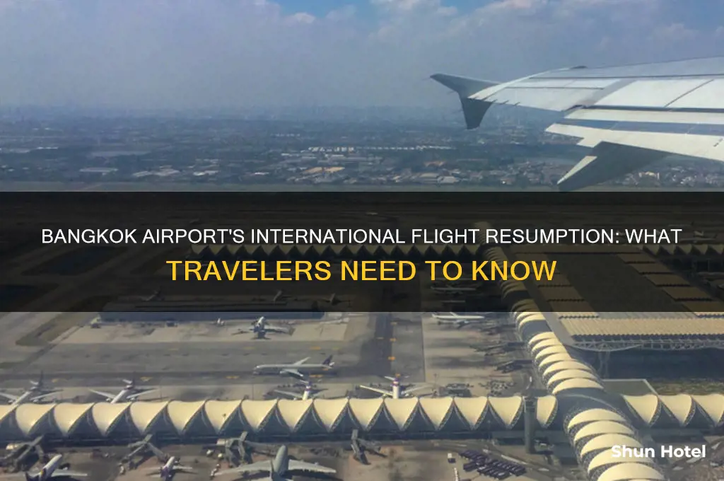 when bangkok airport will open for international flights