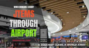 Navigating Airports with Luxury Items: A Guide