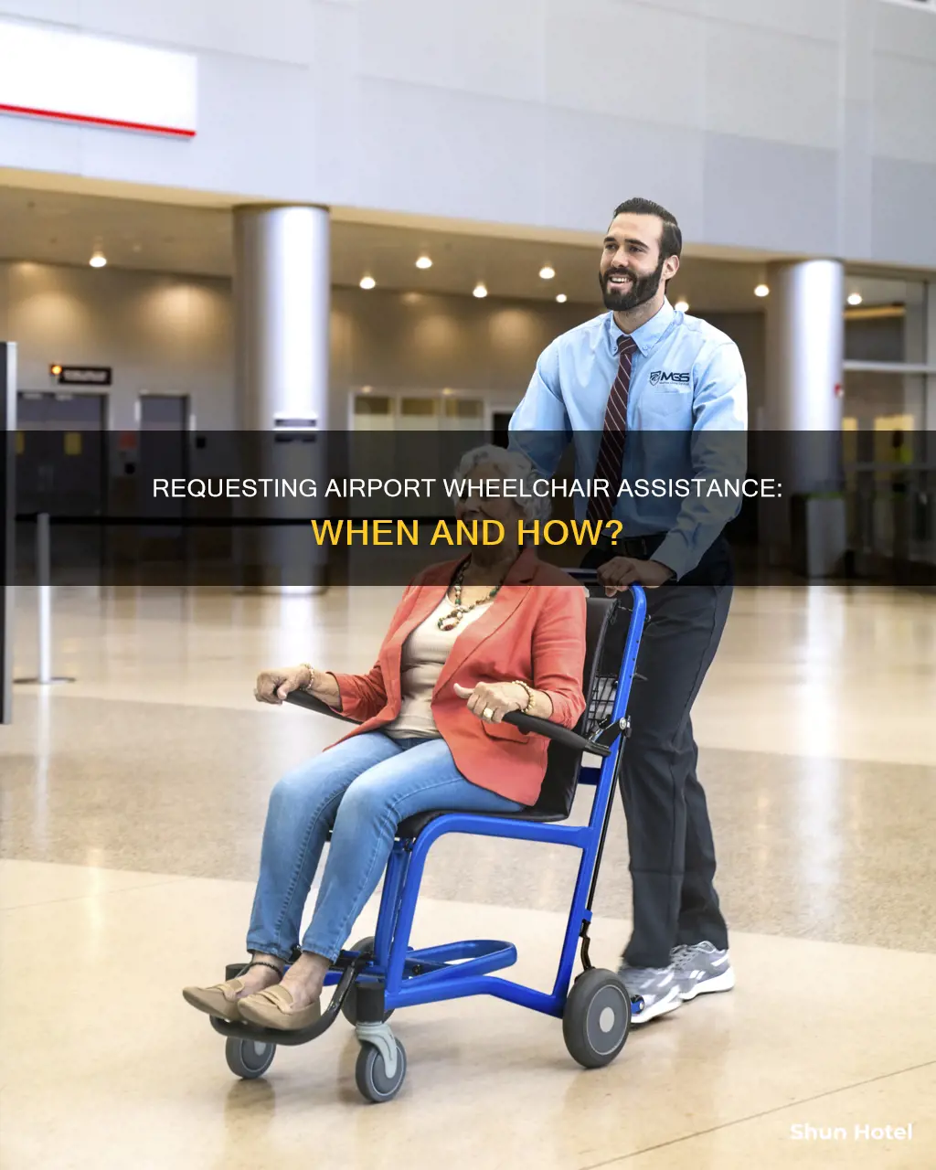 when can you ask for wheelchair at airport