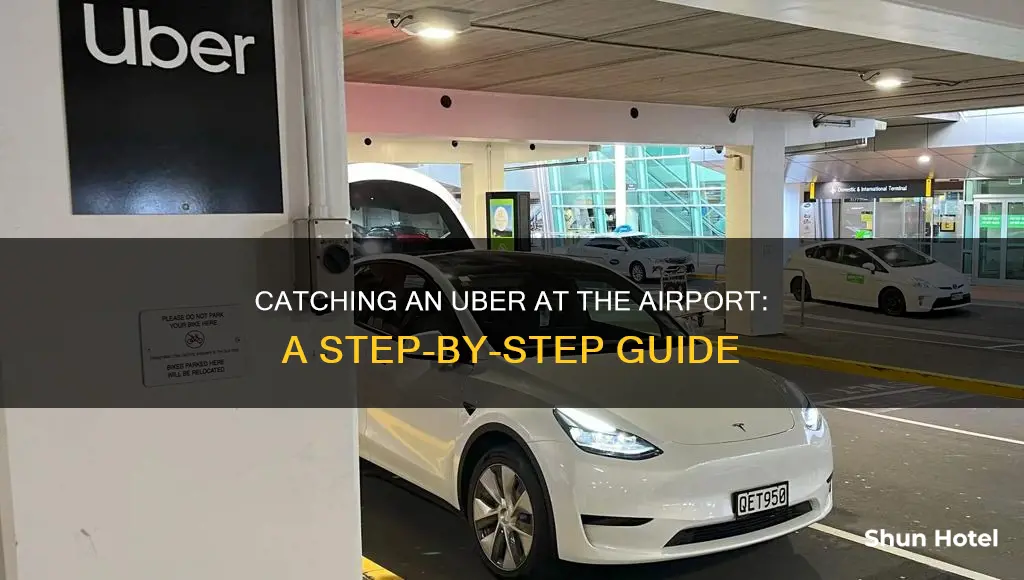 when catching uber at airport how