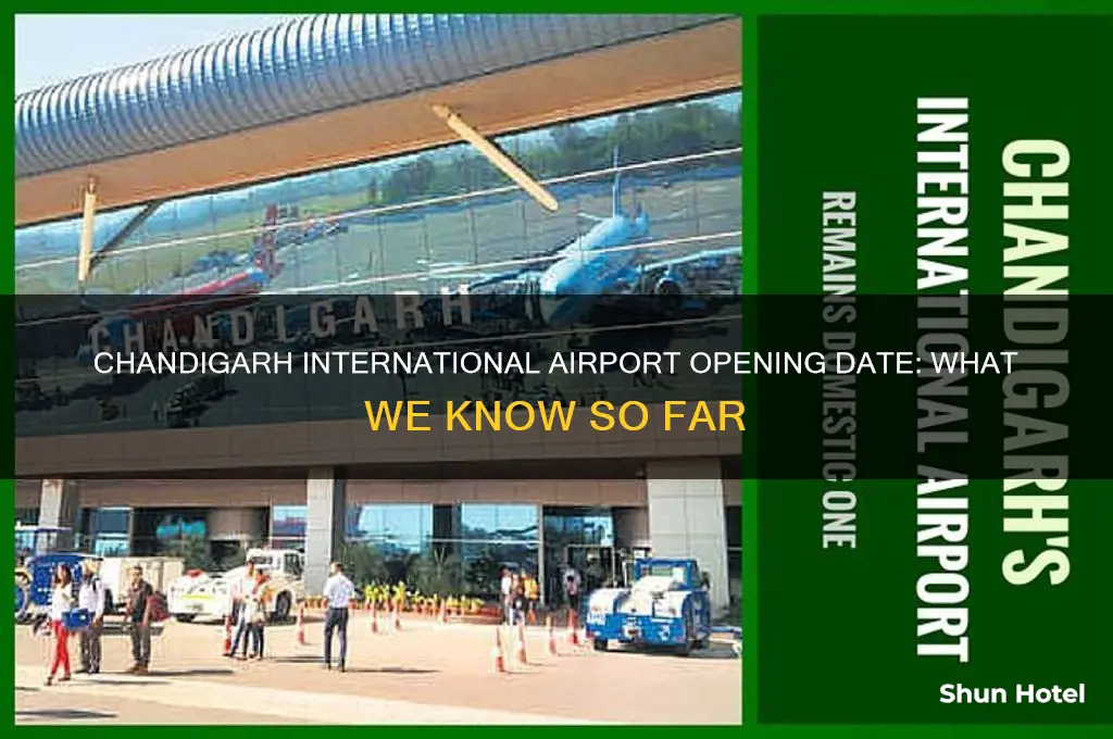 when chandigarh international airport will open