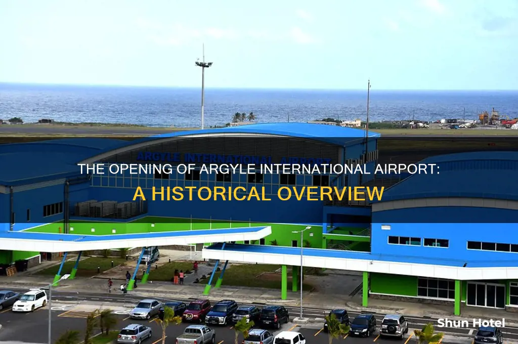 when did argyle international airport open