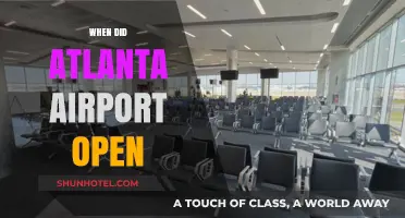 Atlanta Airport's Opening: A Historical Journey and Timeline